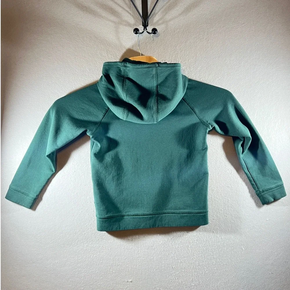 728‎ | Gap GapFit Recycled Full Zip Hoodie Green Kids Size M (8)